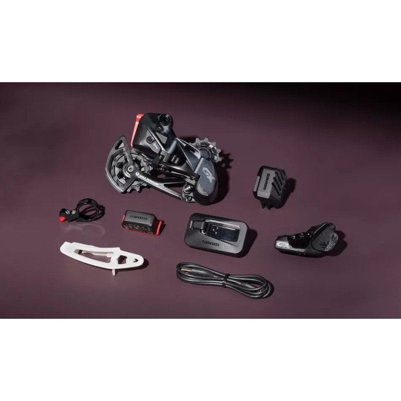 Sram GX Eagle AXS Upgrade Kit (přehazovačka s baterií, páčka s objímkou, nabíječka, Chain Gap)